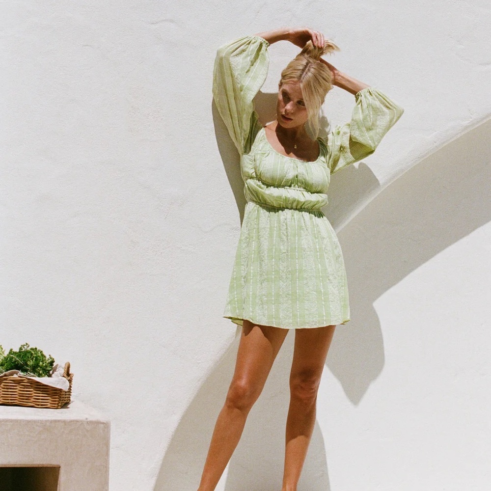SABO Skirt Leto Off Shoulder Dress XS